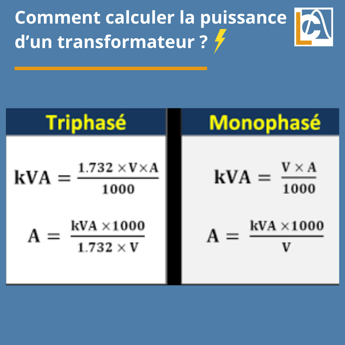 Comment calculer la puissance nécessaire pour un transformateur ?